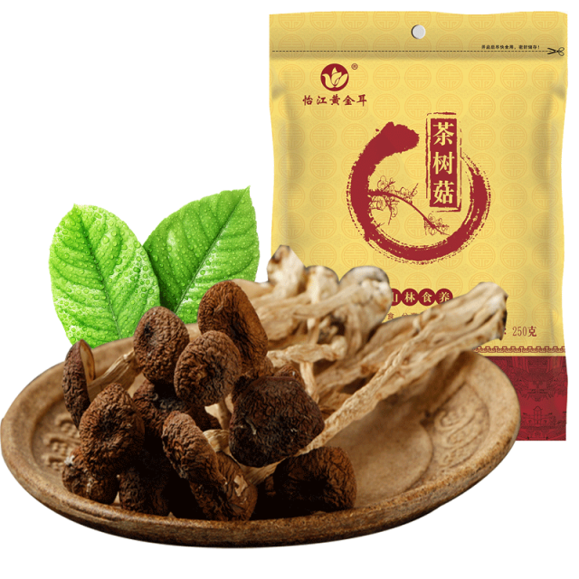12687432.怡江黄金耳 不开伞茶树菇250克*1袋/2袋