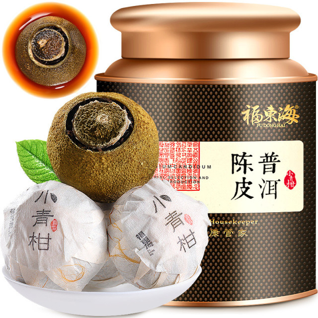 10901502.【福东海】陈皮普洱茶(小青柑)200g 灌装生产日期保质期见包装详情
