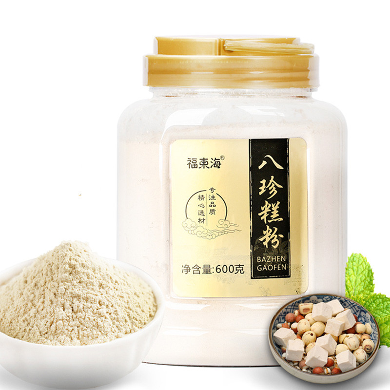 10901520.【福东海】八珍糕粉 600g 罐装生产日期保质期见包装详情
