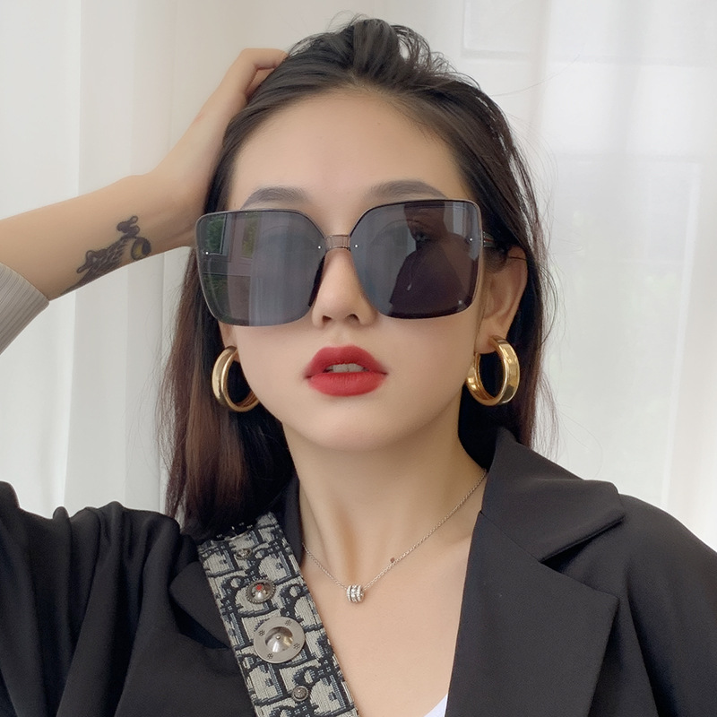 5822987.傲龙AORON 韩版墨镜女新款大方框显瘦网红款防紫外线太阳镜