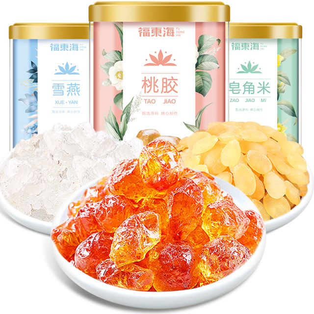 10901551.【福东海】桃胶组盒 520g生产日期保质期见包装详情