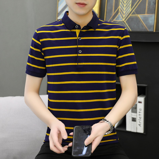 5971212.7-CY夏季新款型男潮流时尚高品质棉质短袖Polo衫男T恤【7-CY男装XJ】
