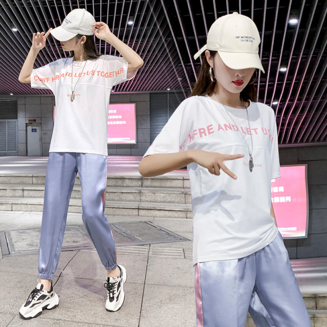 6066157.7-CY春夏新款女式套装潮流时尚高品质韩版宽松两件套【7-CY女装XJ】