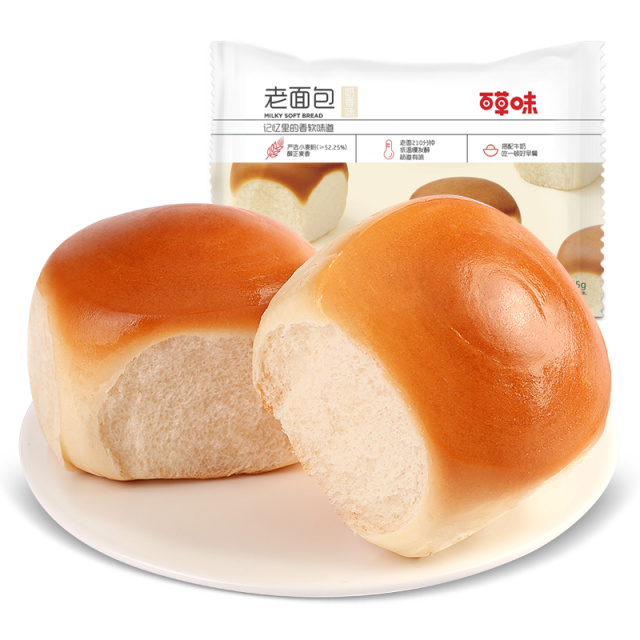 12686993.【99元任选20件】【百草味】 老面包155g(单拍或取消多件不发货)