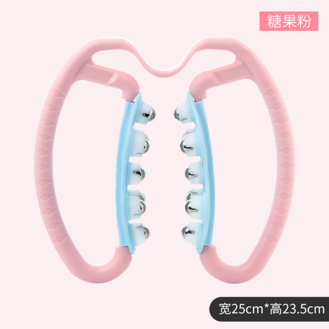 6118193.凯步 环形夹滚轴泡沫轴肌肉放松按摩器材滚轮美腿小腿部肌肉型