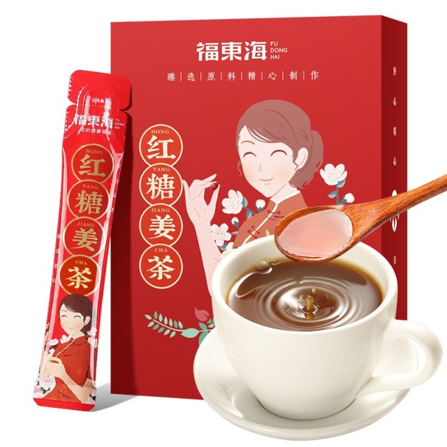 10901613.【福东海3件装】红糖姜茶 120g 盒装
