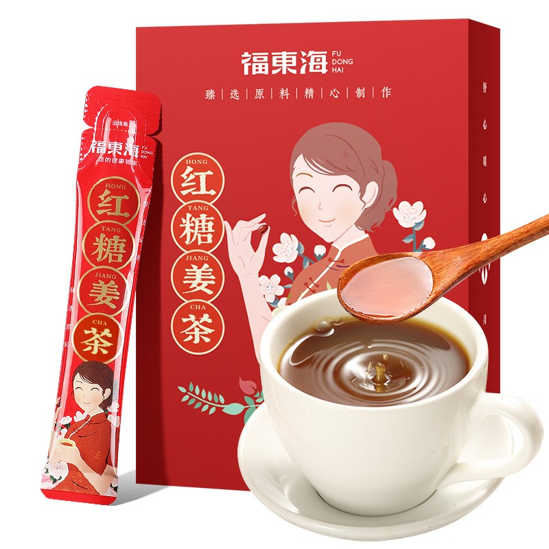 10901613.【福东海3件装】红糖姜茶 120g 盒装