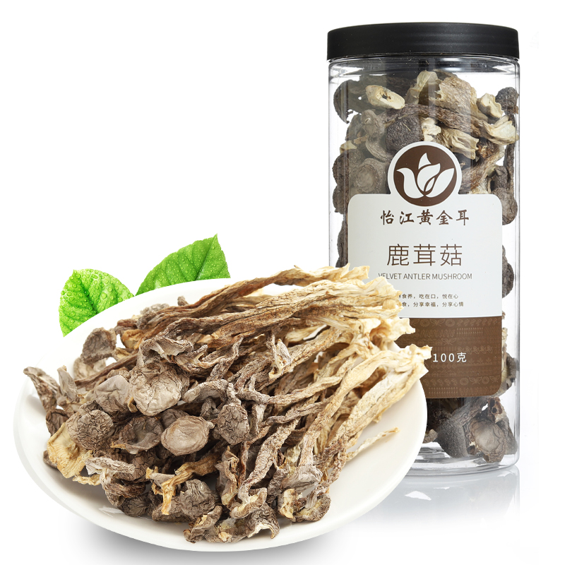 12687452.怡江黄金耳  鹿茸菇100克