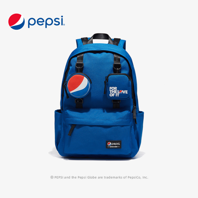 6310112.Pepsi百事 经典男女时尚百搭背包旅行包潮流学院风双肩包书包大容量