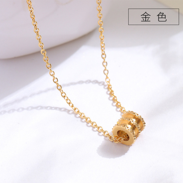 9979055.晶芭莎 钛钢小蛮腰网红ins简约锁骨链不掉色