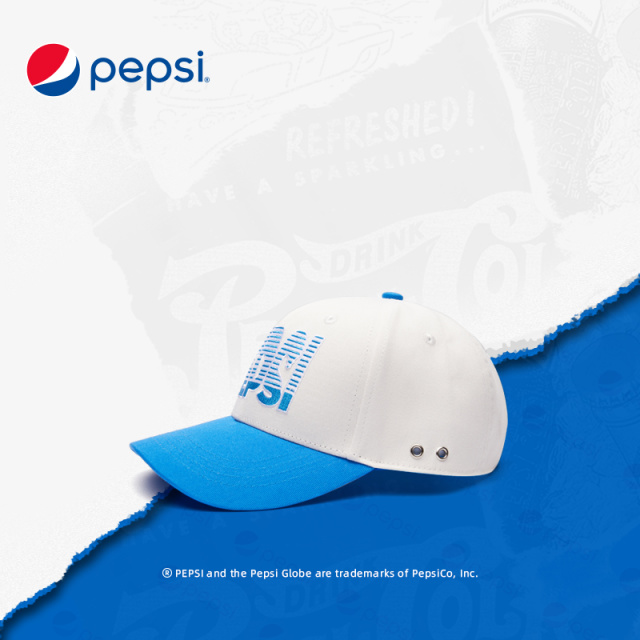 6464823.Pepsi百事 男女帽时尚休闲潮流棒球帽遮阳防晒运动