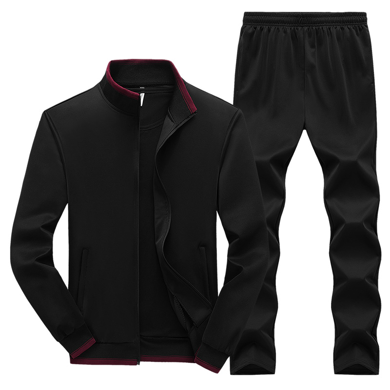 6607139.龙中龙 男士休闲套装2021新款春秋季帅气韩版潮流运动服潮牌男装