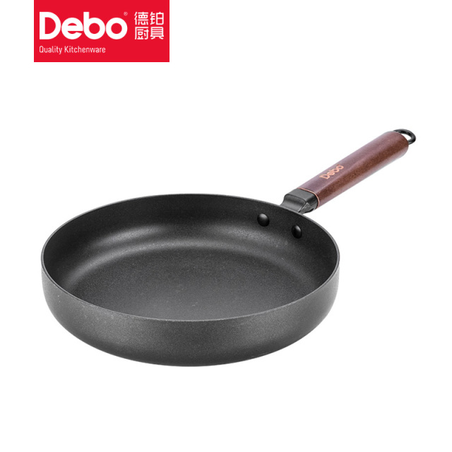 6667182.Debo 德铂罗贝尔煎锅26cm碳钢不粘平底锅燃气锅具