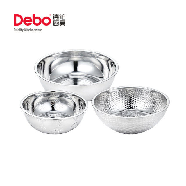 6690437.Debo 德铂 克林斯顿/洗米筛/洗菜盆/过滤盆/24+26+28cm