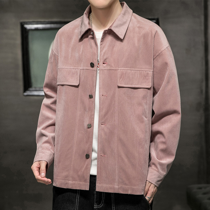 6709680.7-CY潮流新品灯芯绒外套男质感百搭简约时尚夹克【7-CY男装1】