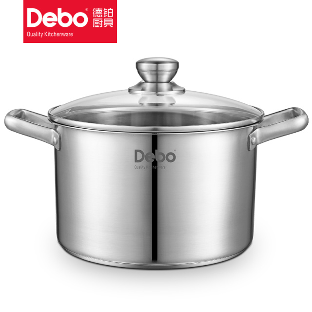 6726480.Debo 德铂尼尔汤锅304不锈钢煲汤锅20cm