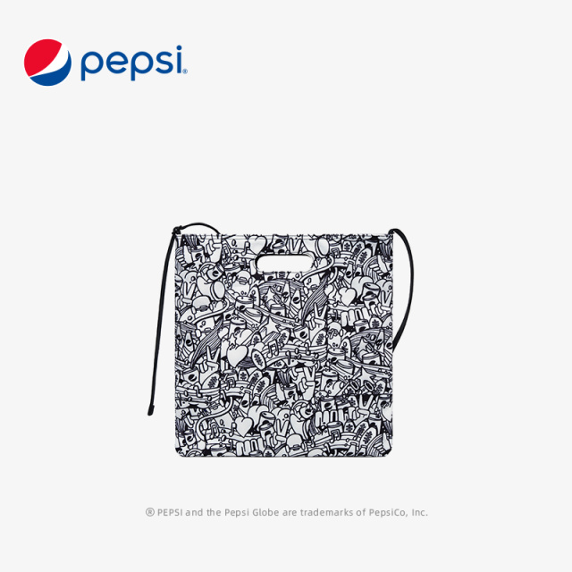 6752640.Pepsi百事  潮流单肩斜挎托特包手拎包休闲百搭帆布大容量
