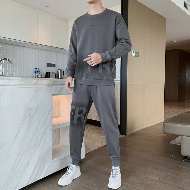 6755695.7-CY潮牌新品男式套装简约时尚休闲运动两件套【7-CY男装1】