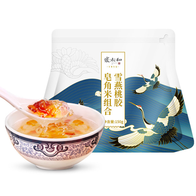 10762654.【新效期】张太和 雪燕桃胶皂角米组合150g/袋*2