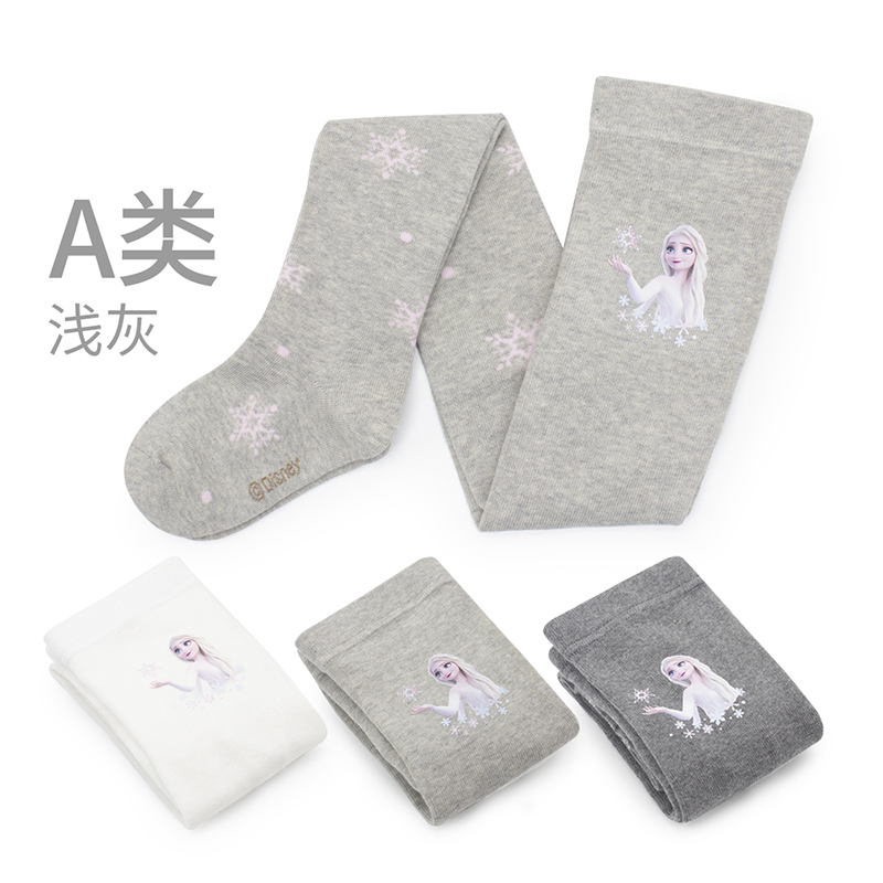 12087610.女童打底裤春秋爱莎连裤袜宝宝白色舞蹈袜子儿童打底袜