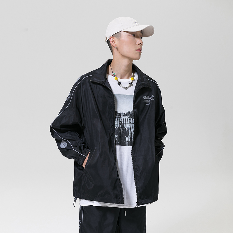 6825661.淘贝鼠秋冬新品潮牌高品质男简约时尚舒适型男夹克【淘贝鼠男装1】