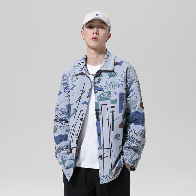 6825663.淘贝鼠秋冬新品潮牌高品质男简约时尚舒适型男夹克【淘贝鼠男装1】