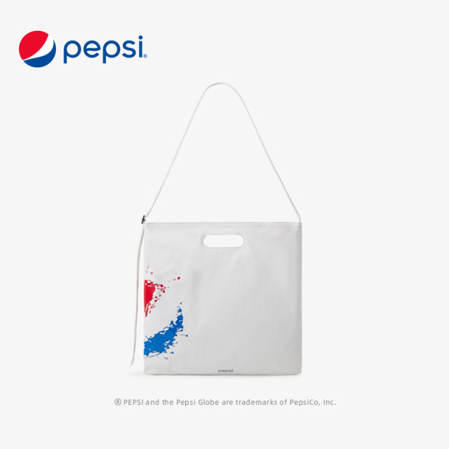 6829439.Pepsi百事  新款单肩斜挎托特包手拎包休闲百搭帆布大容量