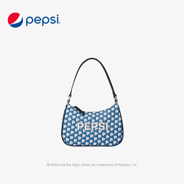 6862892.Pepsi百事 时尚尼龙休闲潮流个性腋下包单肩斜挎手提百搭经典
