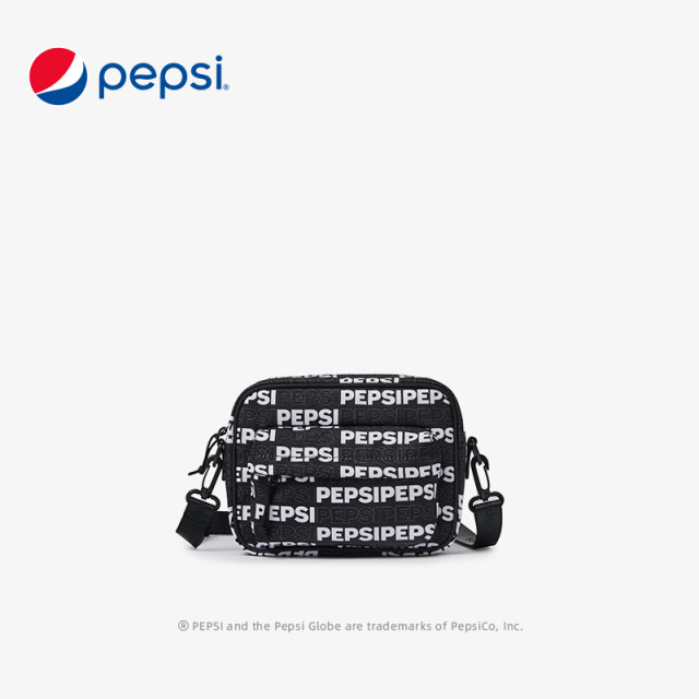 6932139.Pepsi百事 新款时尚潮酷街头百搭简约单肩斜挎小方包