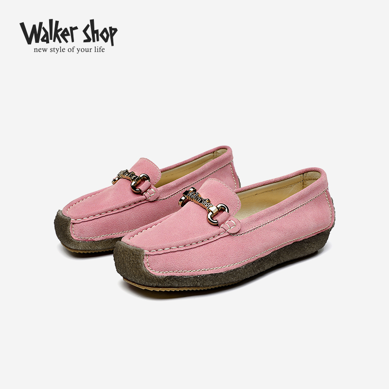 6969465.【奥卡索/Walker shop】经典蜗牛鞋开车休闲鞋真皮豆豆鞋