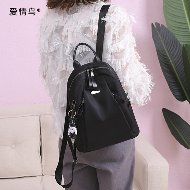 11633644.爱情鸟【牛津布】韩版潮时尚牛津布背包大容量户外旅行包包