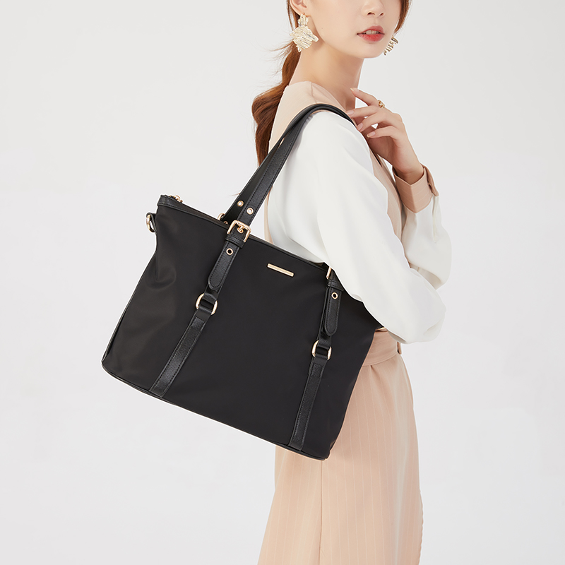 12689479.《广州质造》佐木新款托特包女大容量质感牛津布可斜跨包时尚通勤单肩手提包