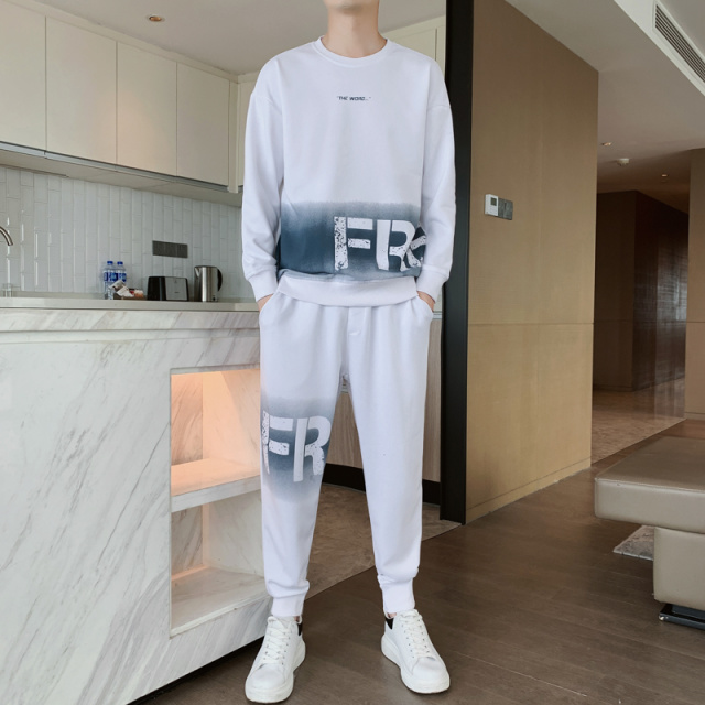 6755695.7-CY潮牌新品男式套装简约时尚休闲运动两件套【7-CY男装1】