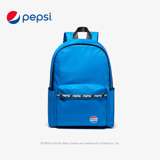 7143341.Pepsi百事 时尚休闲简约尼龙百事经典双肩背包大容量百搭