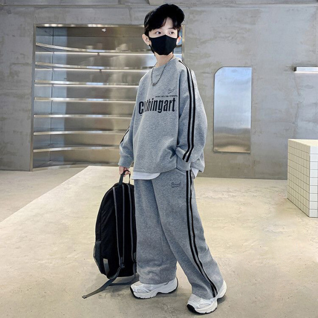 13187924.男童春秋装套装2026新款儿童春秋款帅气休闲运动服中大童男孩卫衣潮