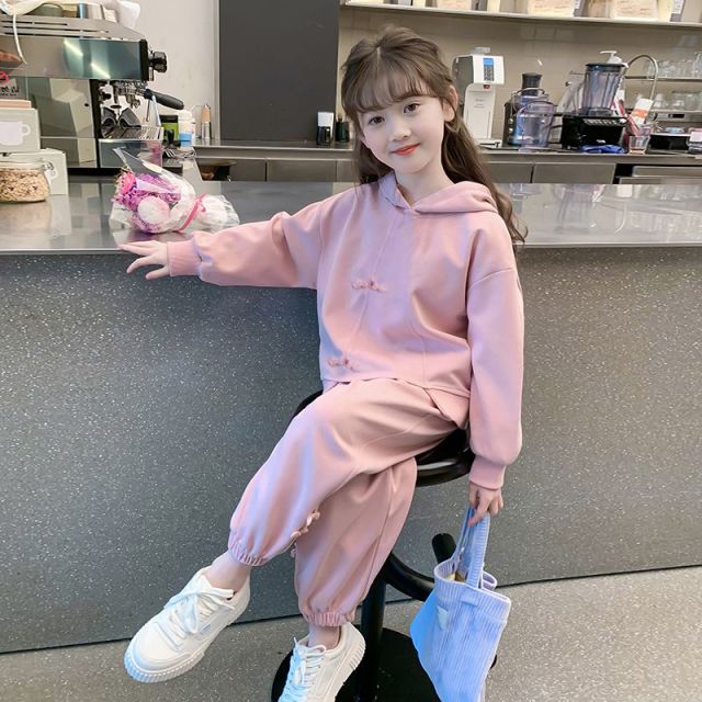 13189408.女童春季新款2026新款洋气儿童装秋季大童女孩炸街运动卫衣套装春秋款