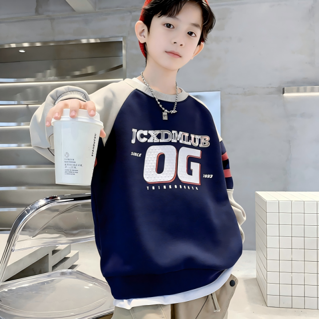 13191921.儿童卫衣男2026新款男童春秋款帅气大童男孩春款上衣童装衣服春装