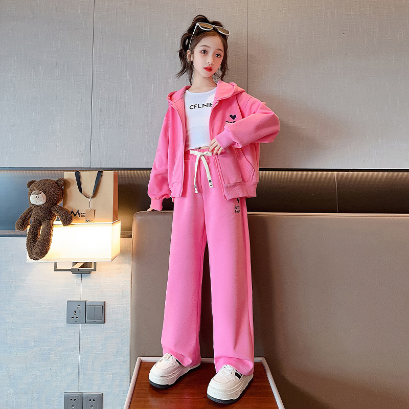 13189381.女童运动套装秋装2026新款洋气时髦儿童休闲棒球服工装卫裤两件套