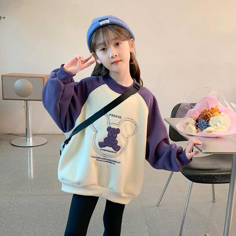 13198452.女童卫衣春秋款2026新款洋气儿童春装长袖小女孩春季童装宽松上衣