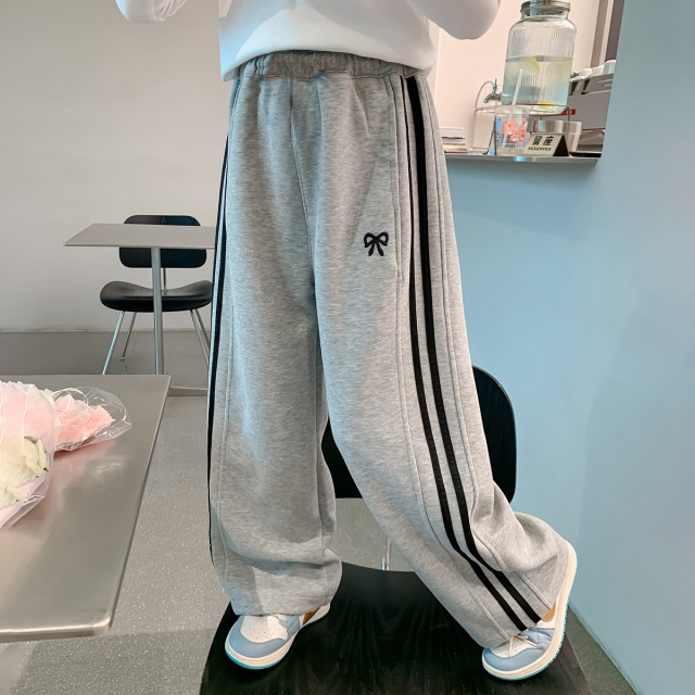 13200286.女童裤子春秋款2026新款秋装儿童运动休闲裤洋气女孩秋季阔腿裤潮
