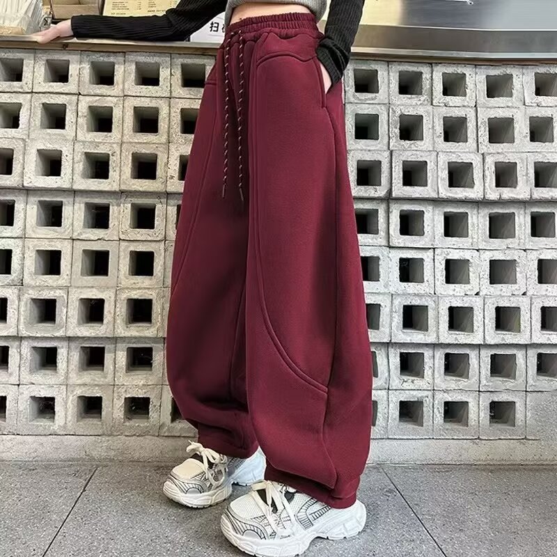 13202549.女童春秋三色阔腿卫裤 爆款宽松潮酷休闲百搭儿童长裤子
