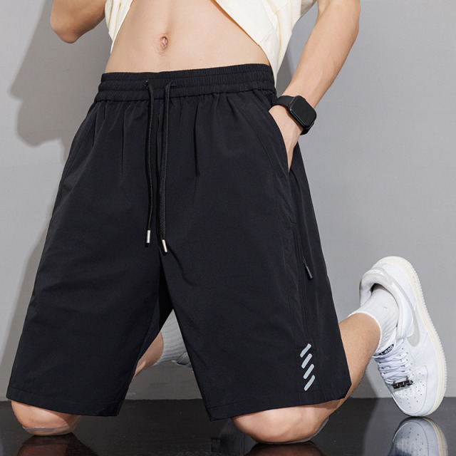 13243715.夏季新款抽绳五分裤 男士抗皱垂顺视觉拉长腿型透气凉感短裤