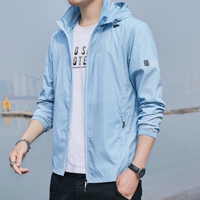 13245901.潮流宽松皮肤衣服 男士冰丝凉感透气百搭户外钓鱼防晒夹克