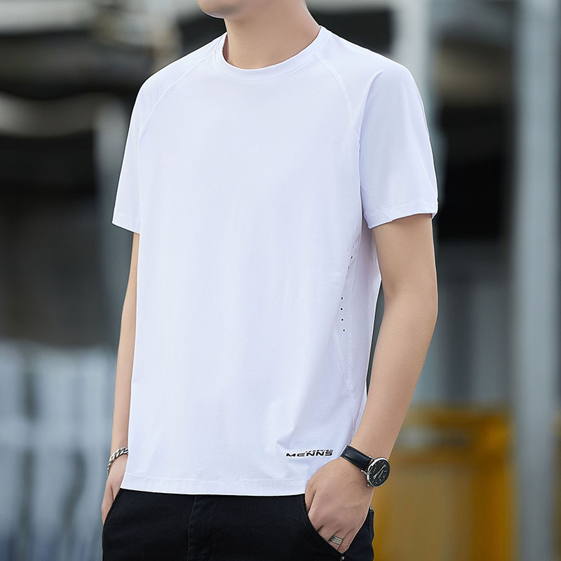 13273618.夏季薄款男士速干 T 恤 亲肤透气防刮耐磨三色可选潮流上衣