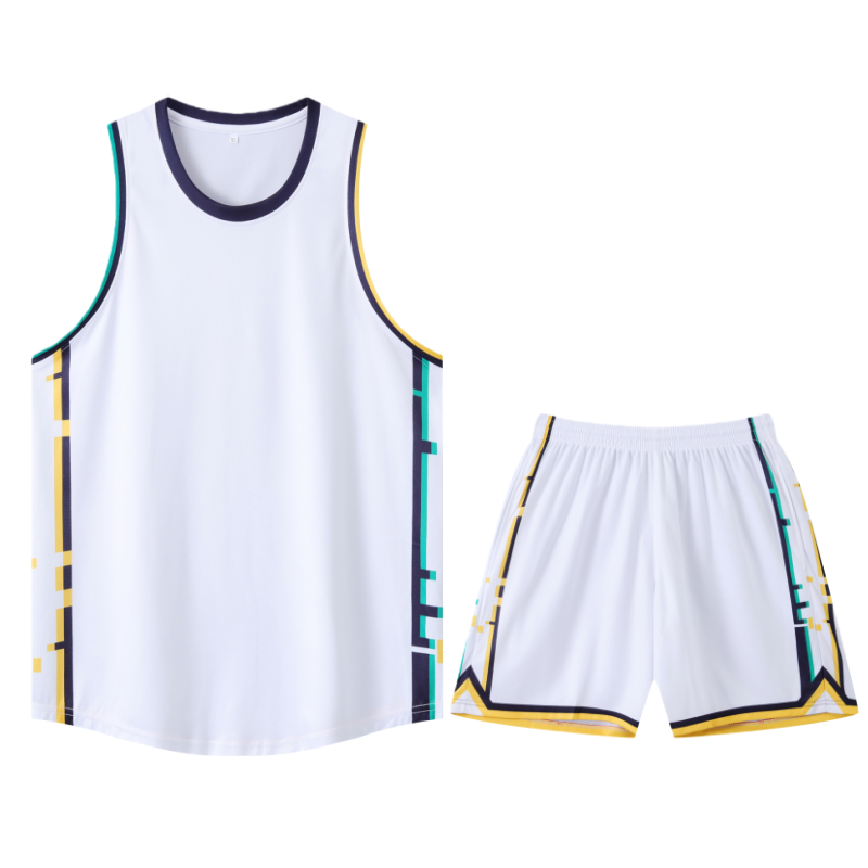 13291152.潮流撞色篮球服套装 透气速干 多色可选训练服篮球运动队服