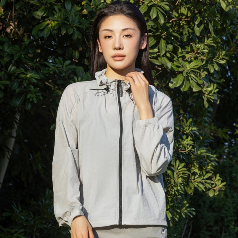 13449708.女装户外防晒衣夏季轻薄防晒衣女士透气防紫外线立领防晒外套