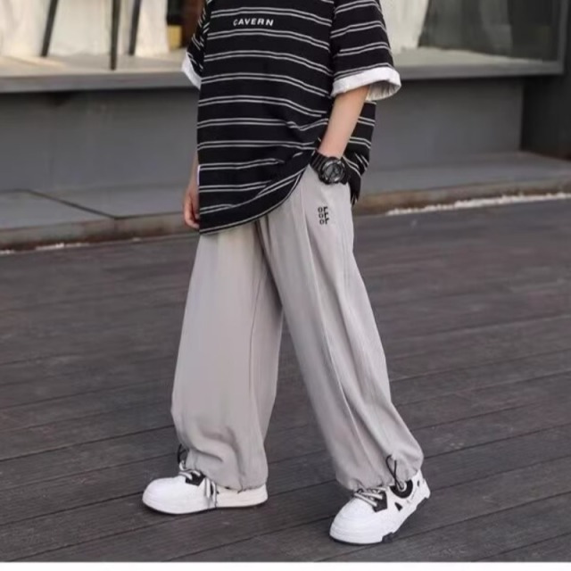 13493874.男童冰感防蚊裤中大童夏季薄款透气速干休闲运动裤