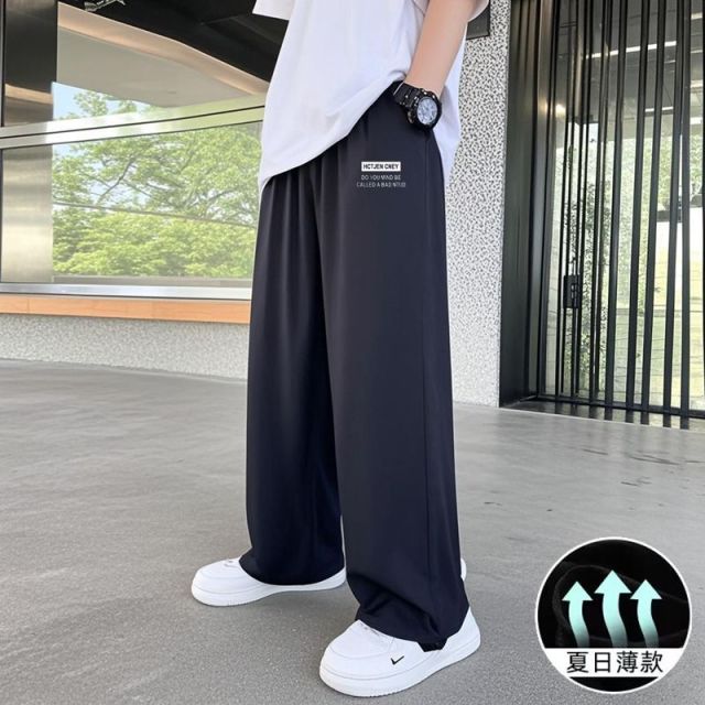 13504968.儿童男童透气直筒裤中大童夏季凉感轻薄防蚊休闲速干裤