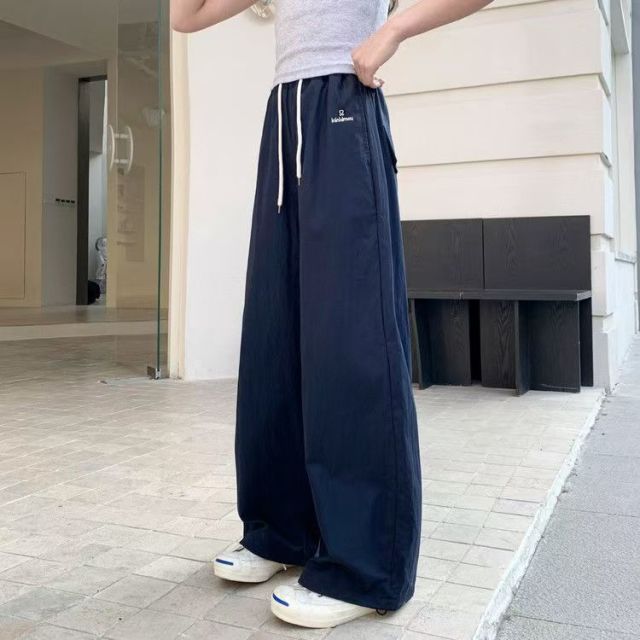 13517188.女童夏季防蚊裤冰丝薄款中大童阔腿裤儿童直筒休闲速干裤子儿童休闲运动裤