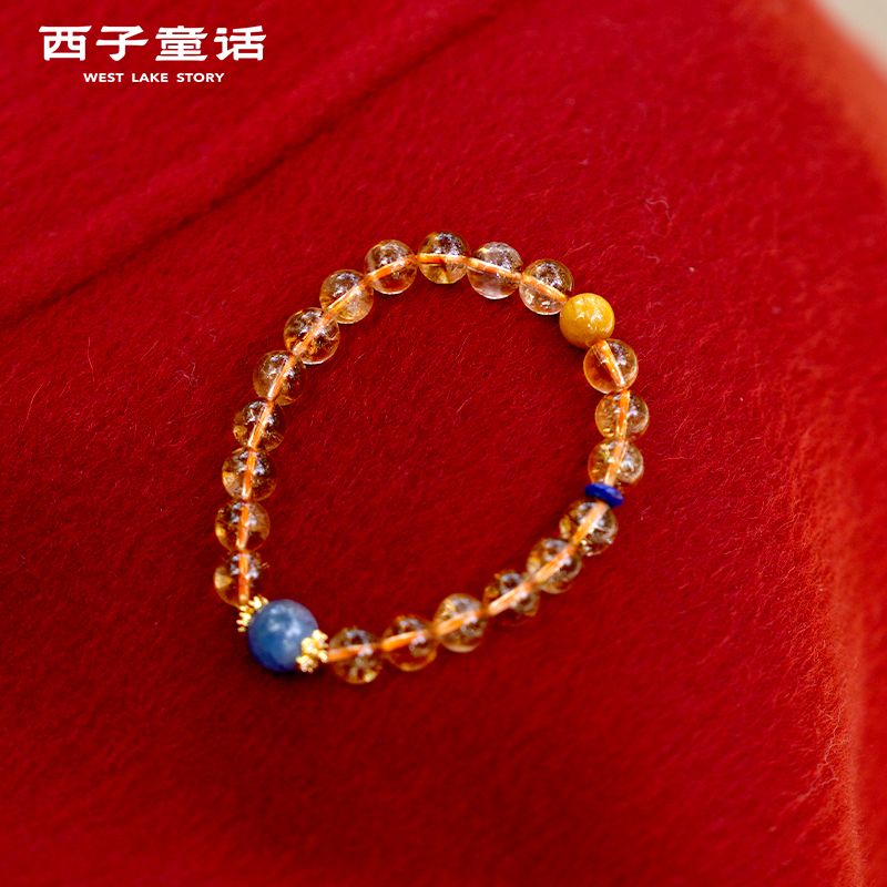 13125464.【灵隐景区直发】桃花盈袖天然手链高能量女生手链